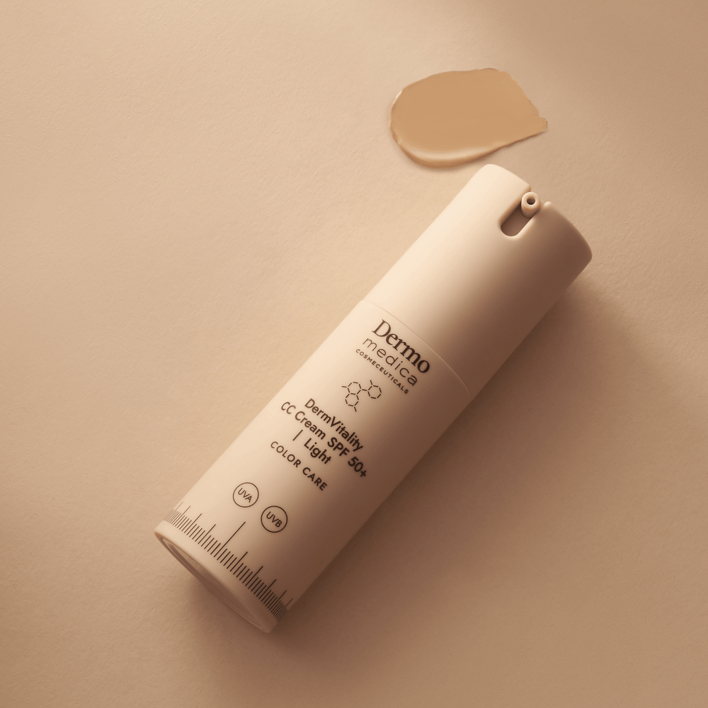 DermoMedica DermVitality CC Cream SPF 50+ Light 30 ml — crema colorata correttiva con filtri