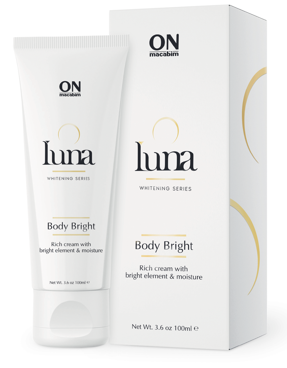 ONmacabim Luna Крем для тіла та інтимних зон Luna (Body Bright) — освітлювальний крем для тіла
